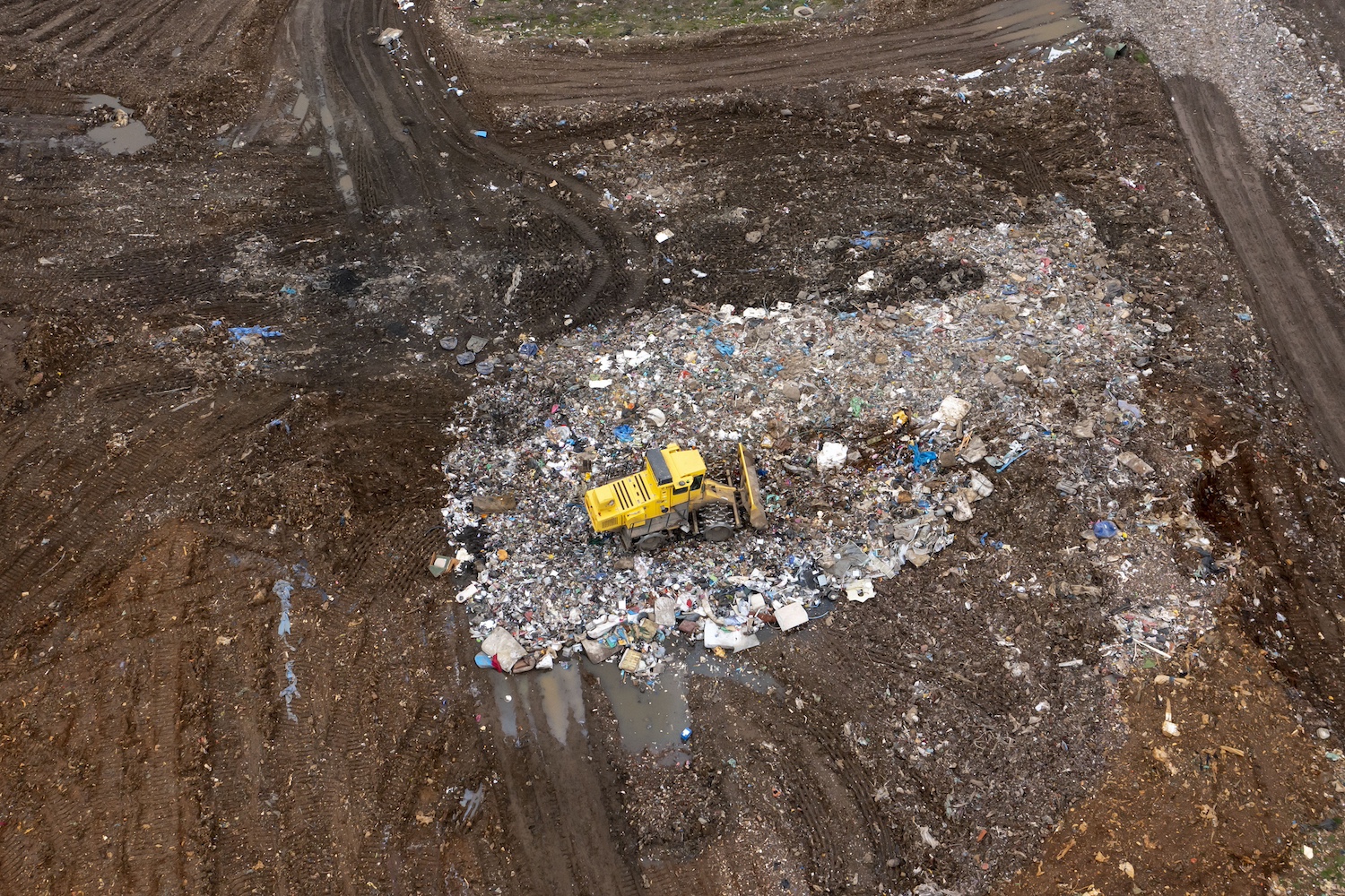 A landfill in Newport, Wales