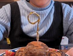 誕生日のハンバーグ写真