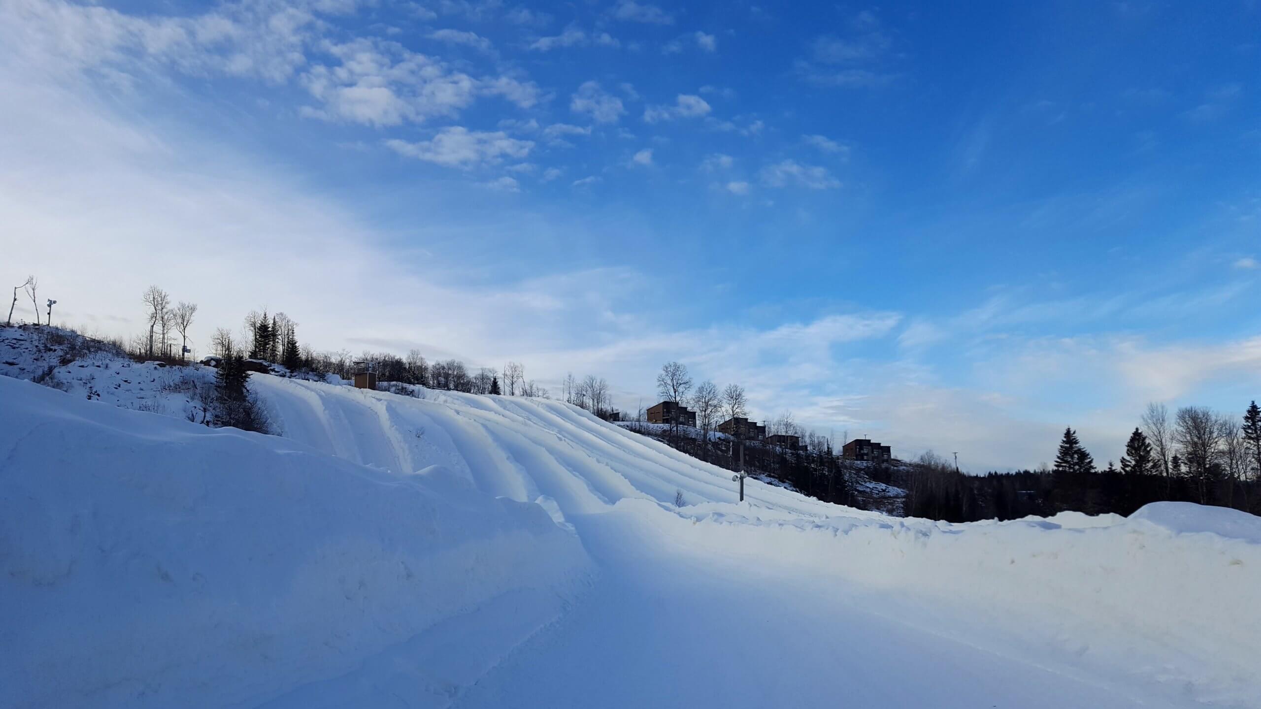 Big snow slides