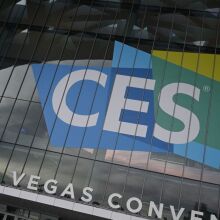 CES logo on buidling