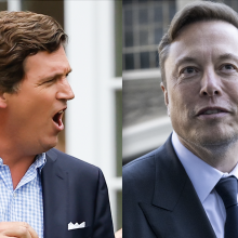 Tucker Carlson and Elon Musk