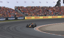 Max Verstappen of the Netherlands driving the car