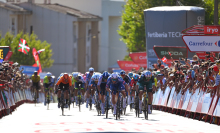 Race finish at the 2024 Vuelta