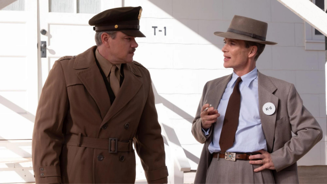 Matt Damon and Cillian Murphy in 'Oppenheimer'