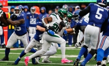 The Jets and Giants clash in NFL action