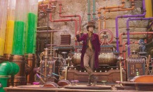 Timothee Chalamet dancing in "Wonka"