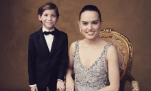 'Star Wars' superfan Jacob Tremblay hung out with Daisy Ridley at the Oscars