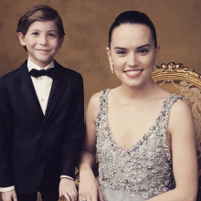'Star Wars' superfan Jacob Tremblay hung out with Daisy Ridley at the Oscars