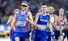 Josh Kerr of Great Britain and Jakob Ingebrigtsen of Norway