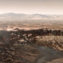 A NASA animation shows water breaking into Mars' Jezero Crater, a region that could have potentially supported life.