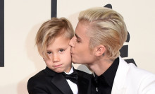 Justin Bieber's baby brother was the best part of the Grammys red carpet 