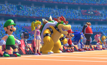 a screenshot from "Mario & Sonic at the Olympic Games Tokyo 2020"