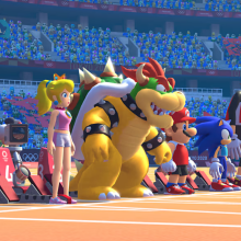 a screenshot from "Mario & Sonic at the Olympic Games Tokyo 2020"