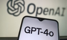 In this photo illustration, the sign of GPT-4o is seen