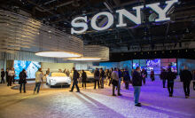 Sony booth at CES 2022