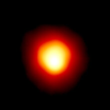 The Hubble Space Telescope's view of the red supergiant star Betelgeuse.