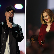 Justin Bieber just proved he is Adele's biggest fan at the Brit Awards