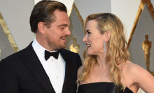 Leonardo DiCaprio and Kate Winslet will never let go of each other on the Oscars red carpet