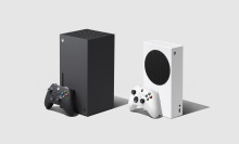 product images of Black Xbox Series X and white Series S