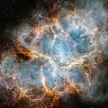 The James Webb Space Telescope's view of the Crab Nebula.