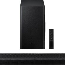 Complete your home theater with this Samsung soundbar system