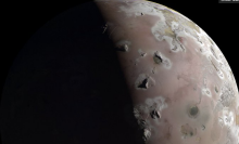 NASA's Juno spacecraft captured this rich imagery of Io's volcanoes.