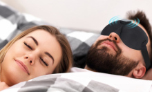 This smart eye mask might be your solution to snoring