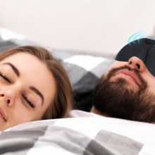 This smart eye mask might be your solution to snoring