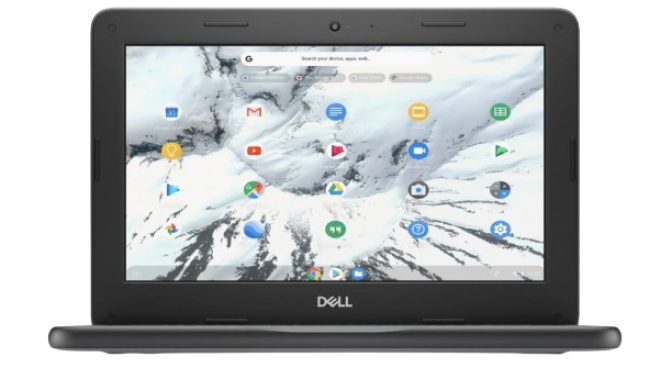 Dell Chromebook at home screen