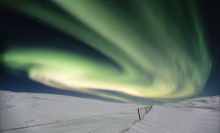 A city in Iceland turned off street lamps to show people the northern lights