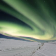 A city in Iceland turned off street lamps to show people the northern lights