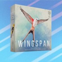 Wingspan is a relaxing and beautiful game all about birds.