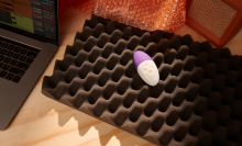 LELO SIRI 3 in a music studio 