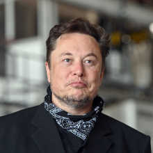 Elon Musk looking surprised