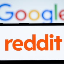 Reddit and Google logos