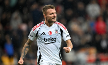 Ciro Immobile of Besiktas celebrates