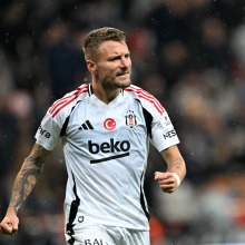 Ciro Immobile of Besiktas celebrates