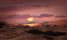 Rocky world orbiting red dwarf stars