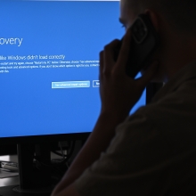 Microsoft CrowdStrike blue screen