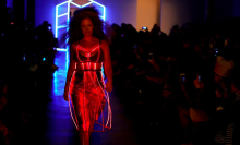 This designer lit up the runway with Intel technology