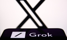 Grok and X logos