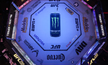 UFC Octagon from an aerial view.