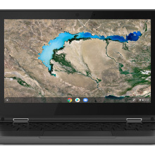 Lenovo 2-in-1 Chromebook in black