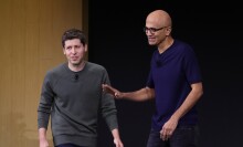 Sam Altman and Satya Nadella