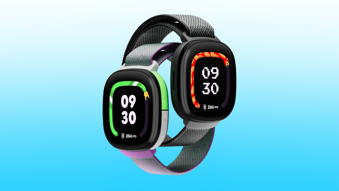 An image of two Fitbit Ace LTE watches.