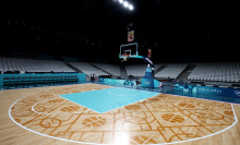 The Paris 2024 basketball court