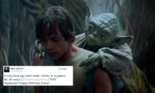 Mark Hamill lives that Yoda life in his birthday shout-out to Daisy Ridley