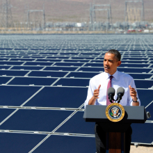 Obama says clean energy's momentum is 'irreversible,' even under Trump