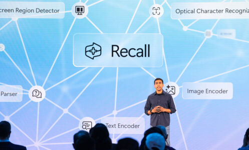 Microsoft Corporate Vice President, Windows and Devices Pavan Davuluri speaks about Recall during the Microsoft May 20 Briefing event