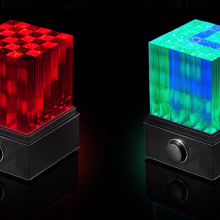 Turn down the lights and fire up your music to make this Bluetooth speaker really shine